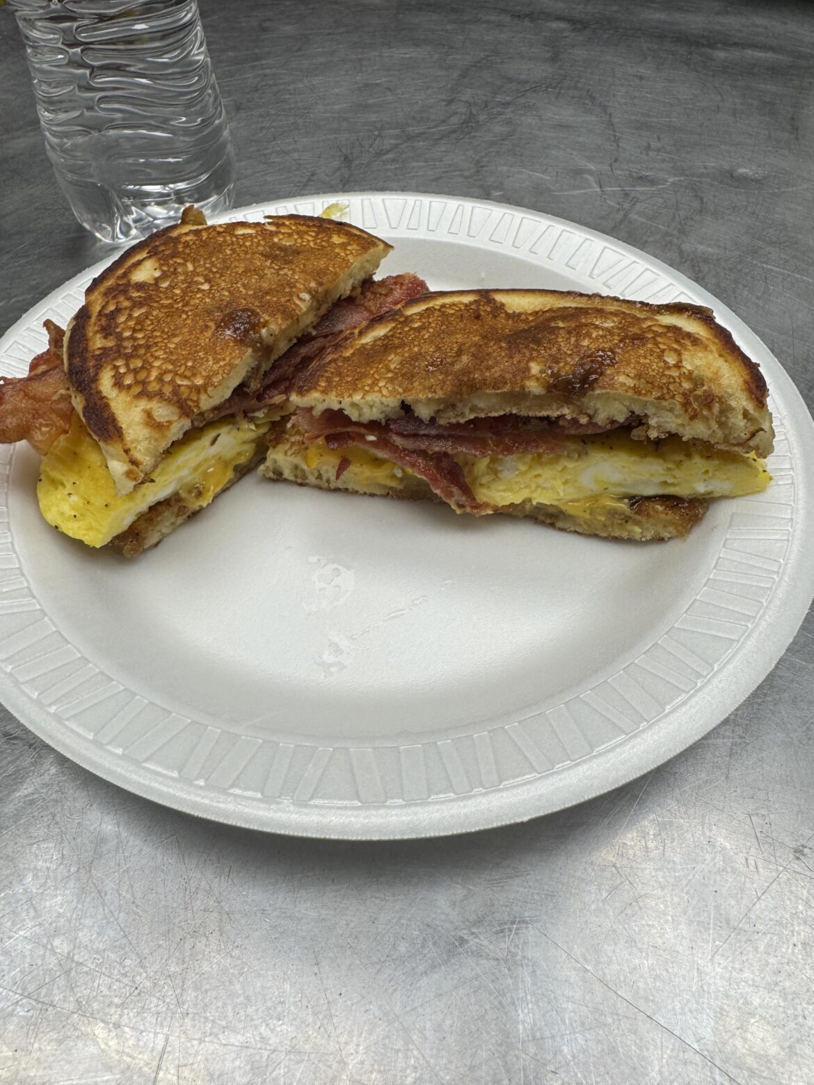 My breakfast sandwich this morning 🤤