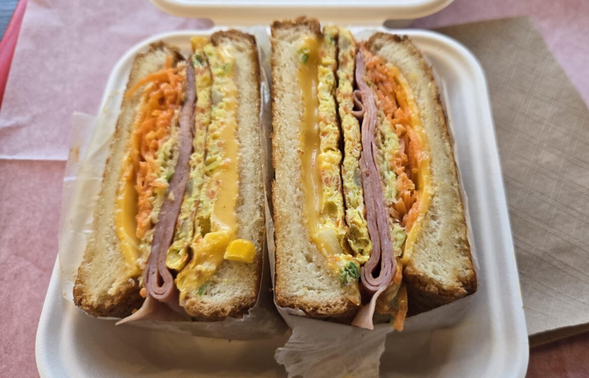 first time trying korean street toast!