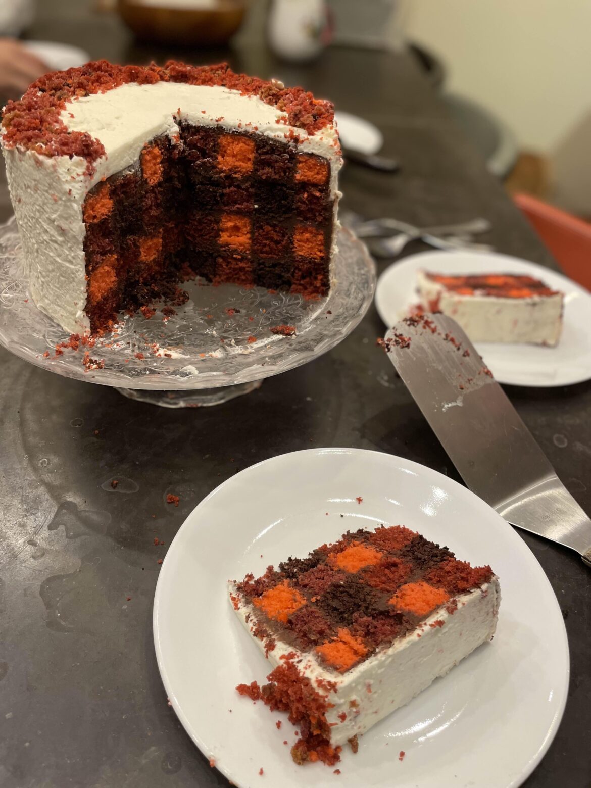plaid cake!
