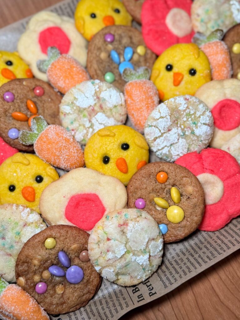 Procrastinated my Easter baking, then speedran these cookies