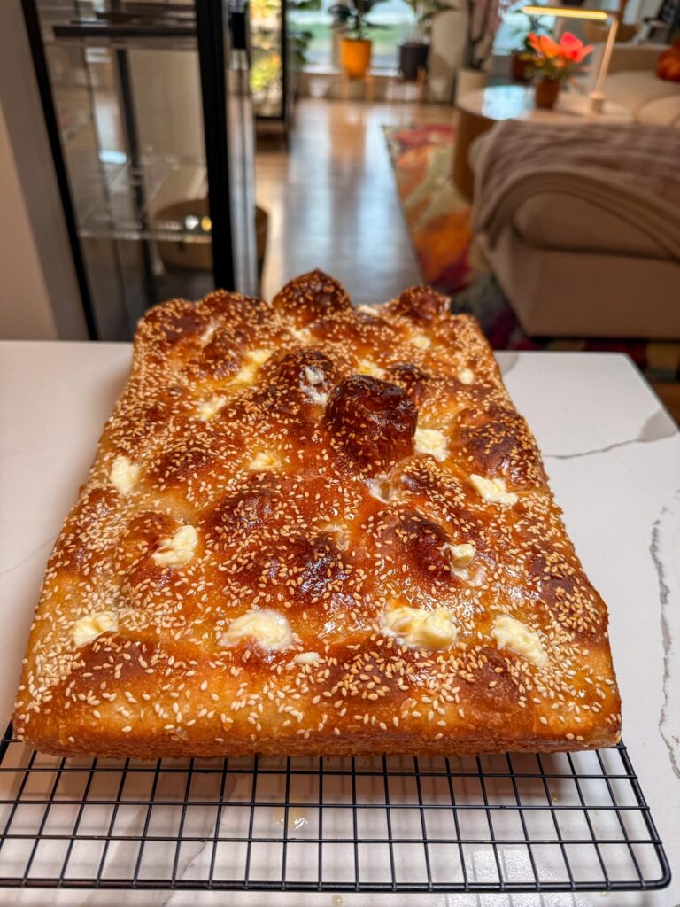 Focaccia x Yemeni Honeycomb