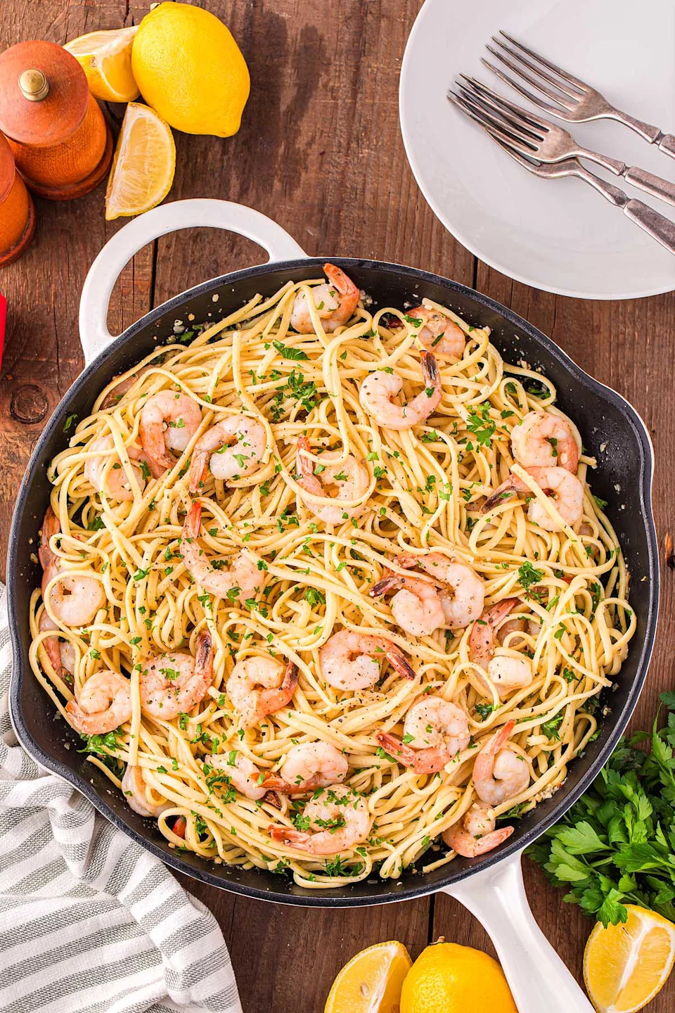 Shrimp Linguine - Photo Credit: xoxoBella.