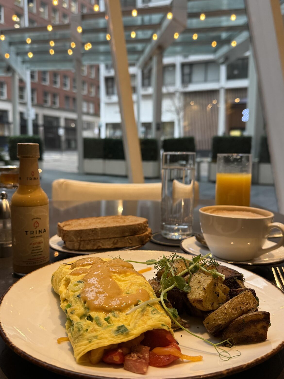 My Trina Hot sauce making my eggs better every morning yummm! 👨🏽‍🍳