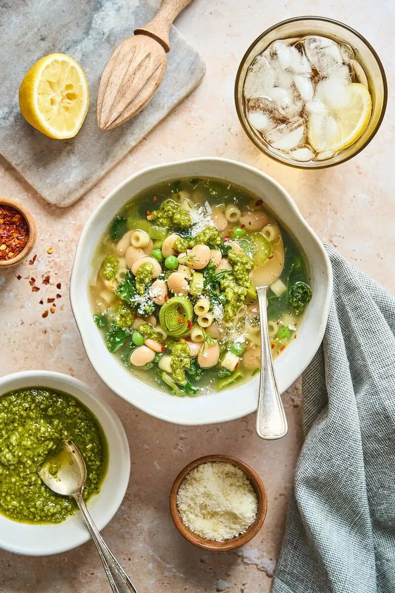 Spring Minestrone Verde - Photo Credit: Seasonal Cravings.