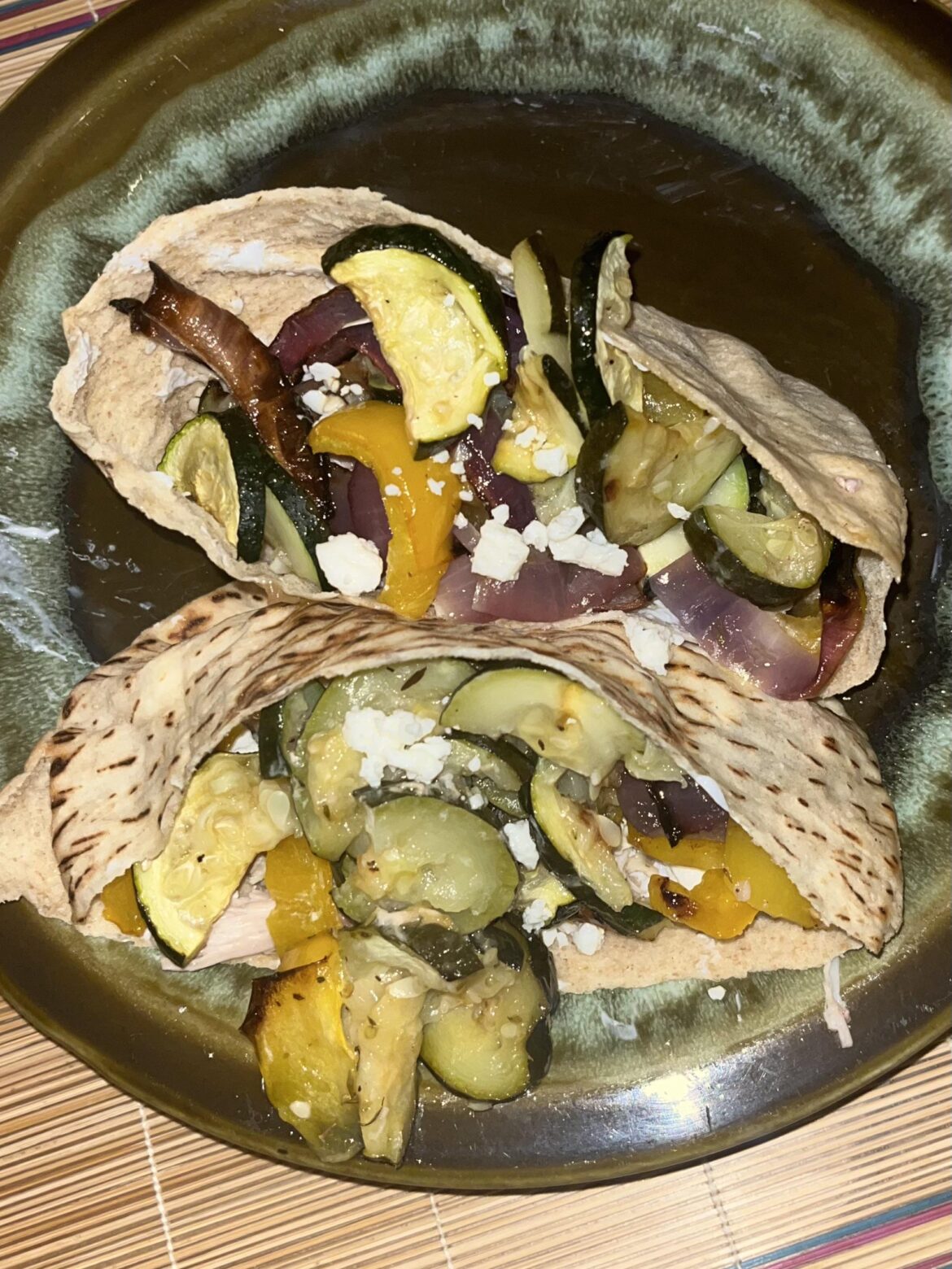 Pita wraps for dinner
