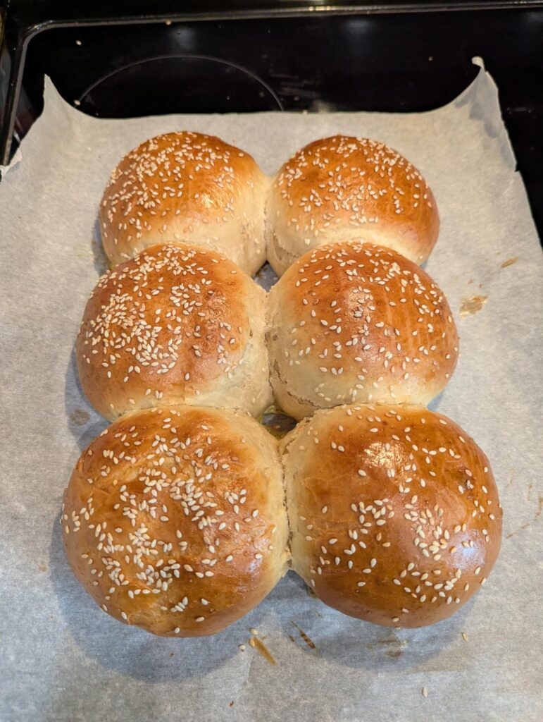 First time making hamburger buns 🍔