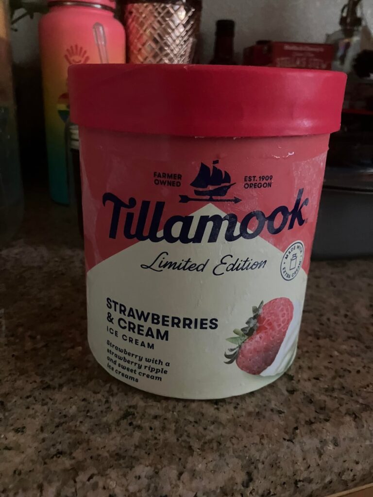 Tillamook Strawberries and Cream