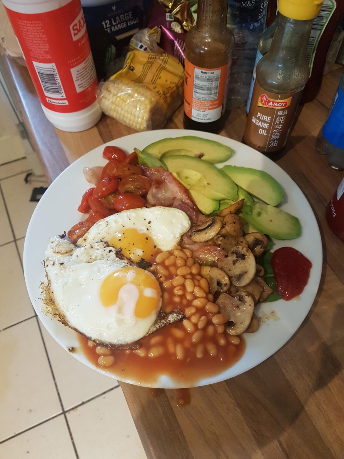 Fridge to plate in 15 mins. Pleased.