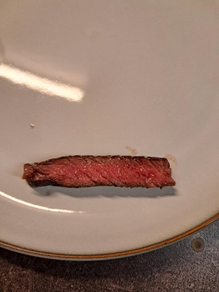 Did the best i could with one small looking Ribeye