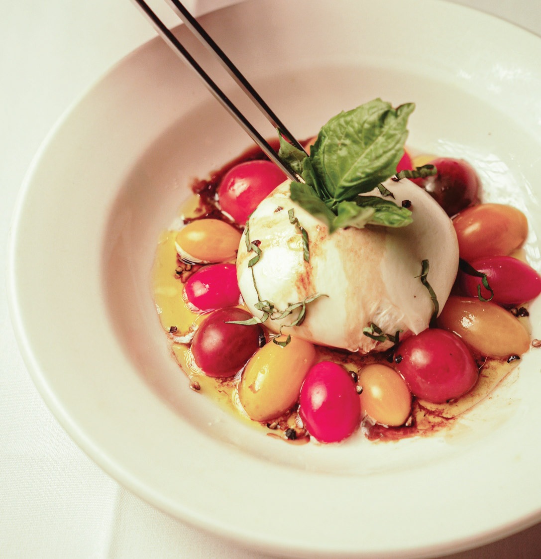 meal at Antique Garage 