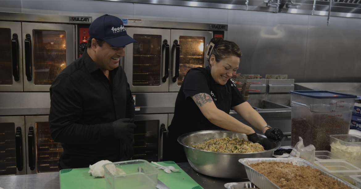 Cooking up healthy meals for critically ill diabetics with Feeding Tampa Bay