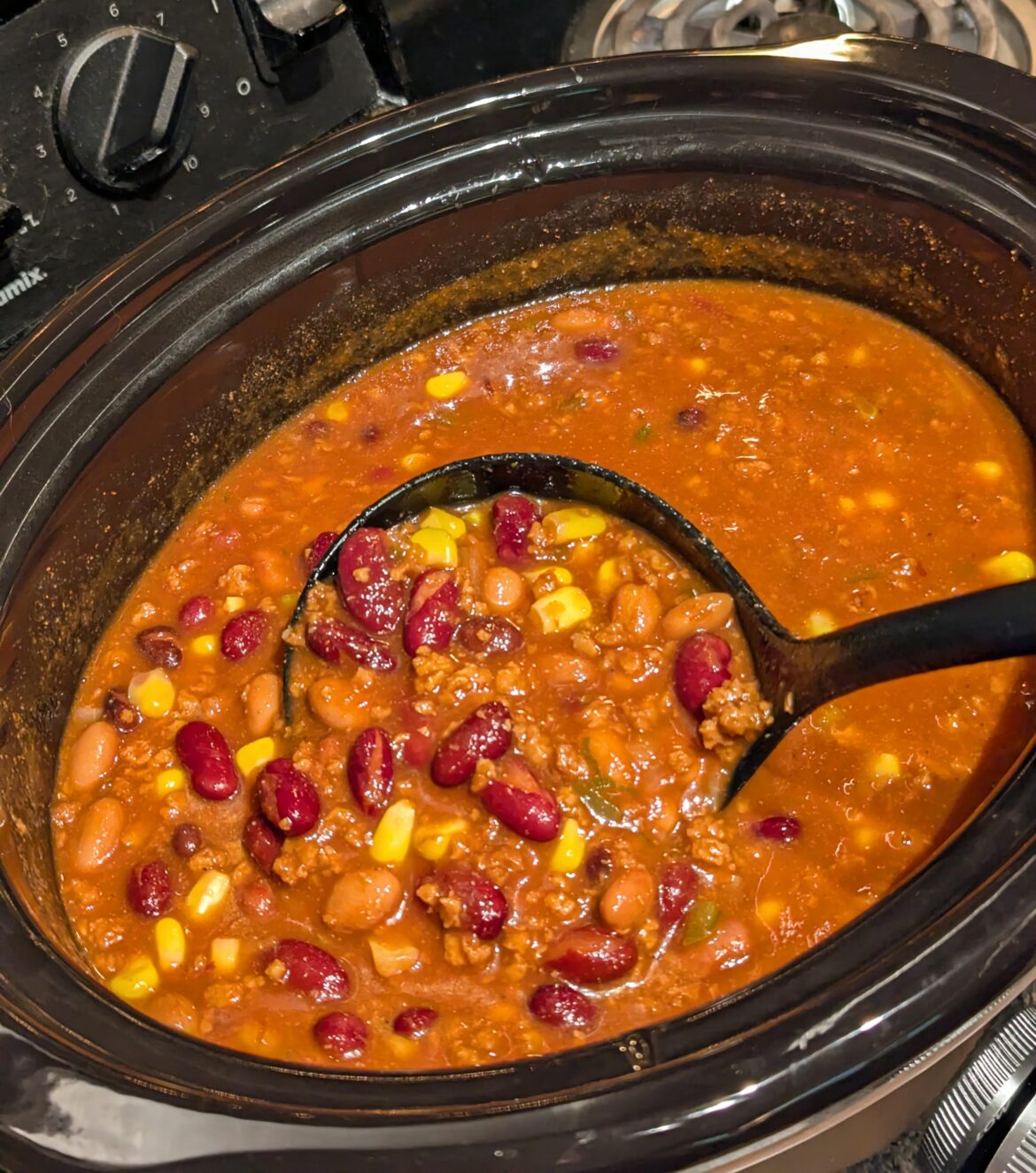 Slow cooker vegan chili