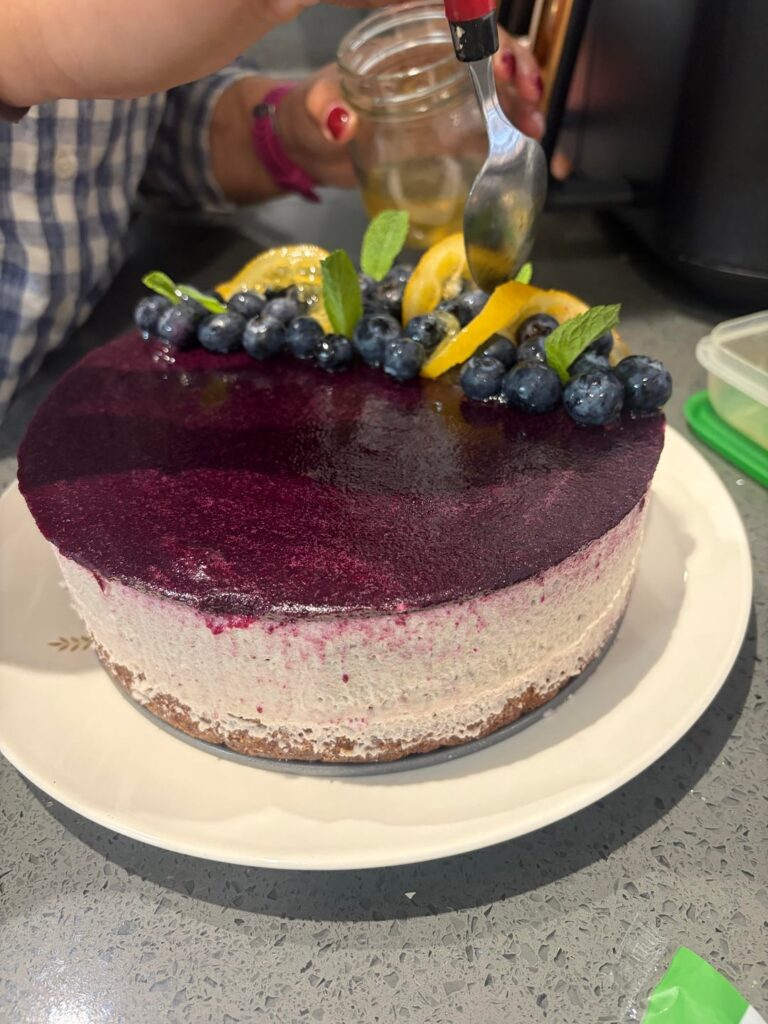 Lemon blueberry mousse cake anyone?
