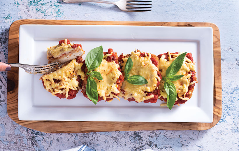 vegan tofu parmigiana