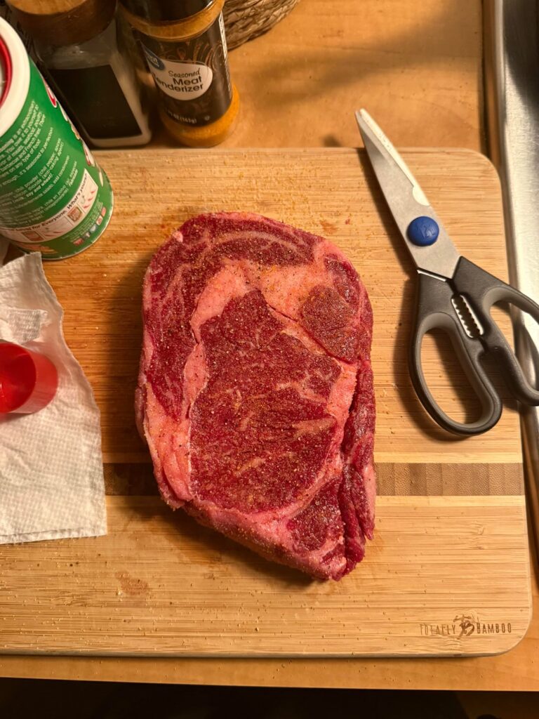 1lb ribeye for lunch