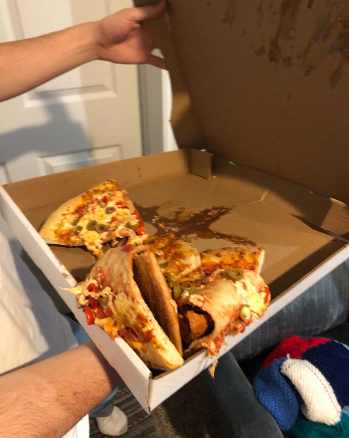 He blamed it on the wind