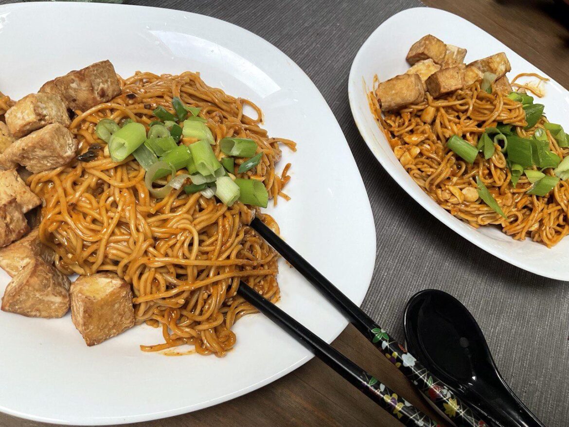 Peanut butter noodles