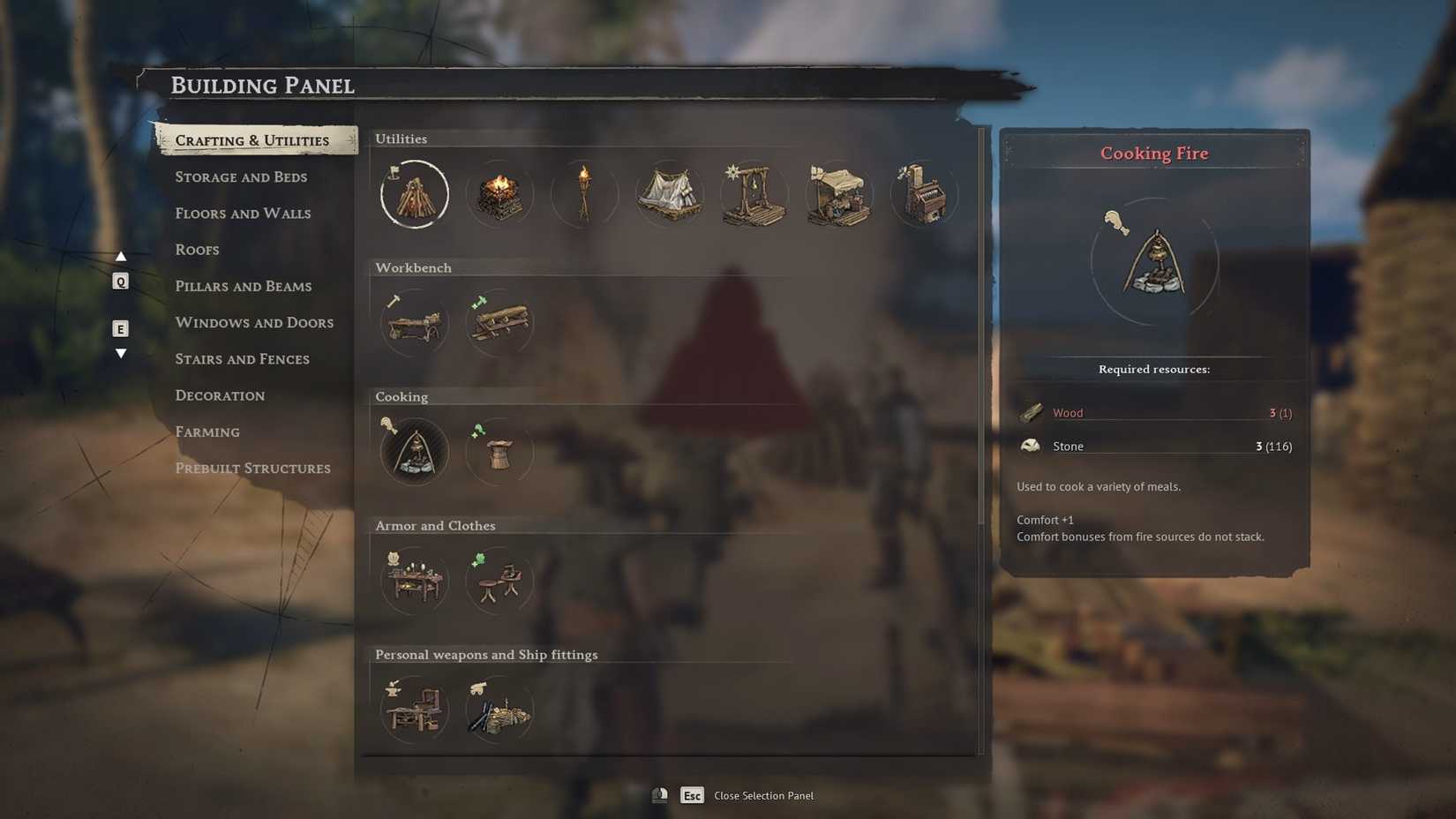 Windrose Crafting Station Cooking