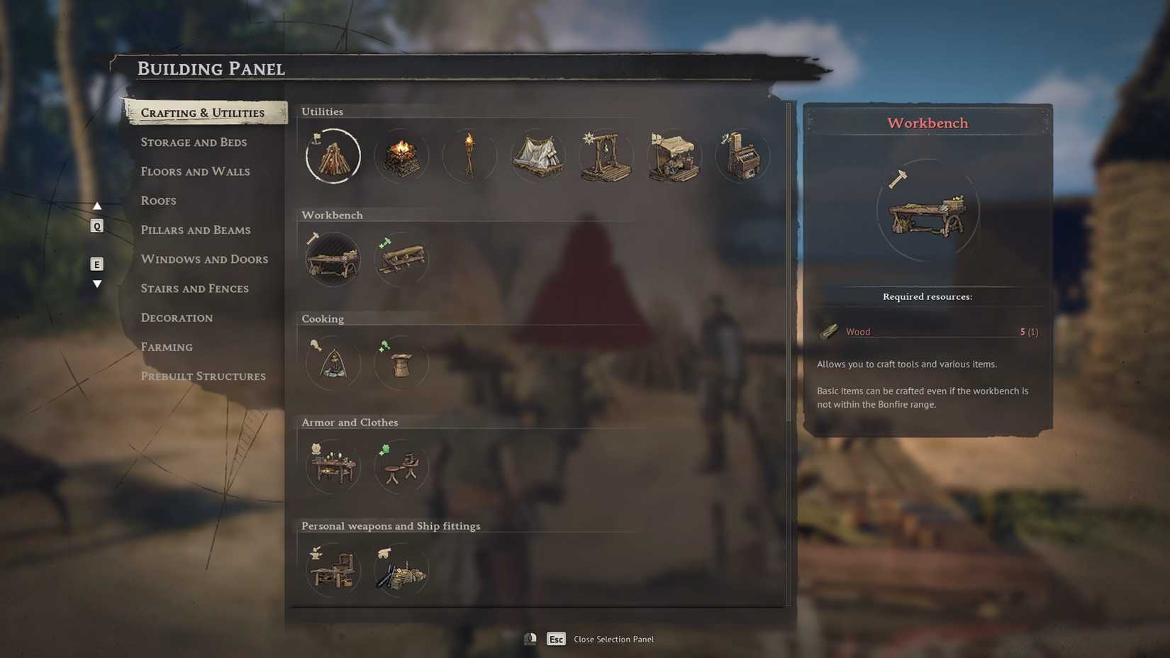 Windrose Crafting Station Workbench