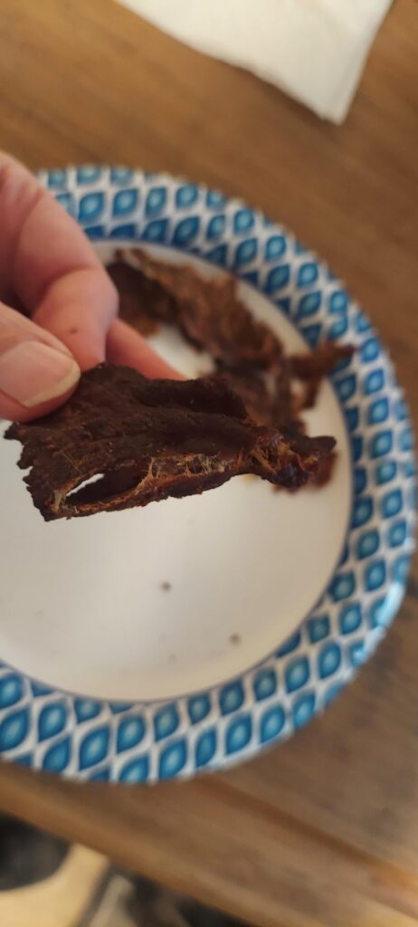 First time smoking pork jerky