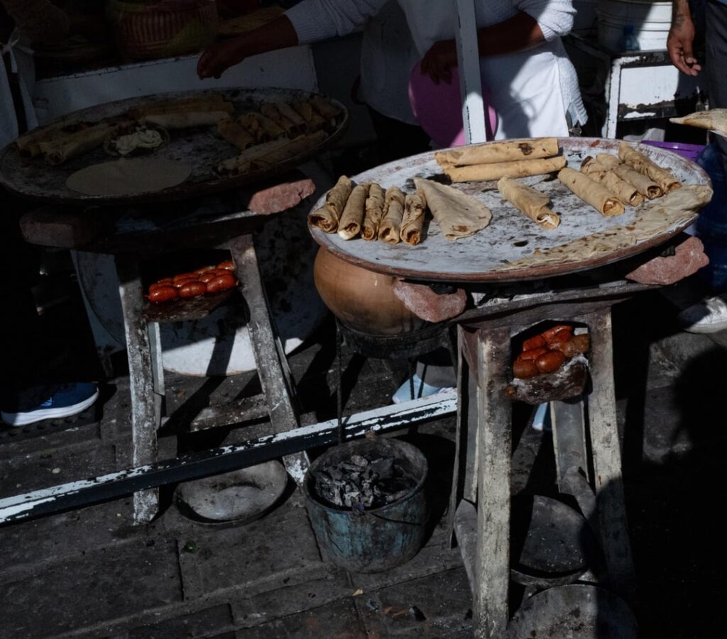 Tacos throughout Oaxaca and CDMX