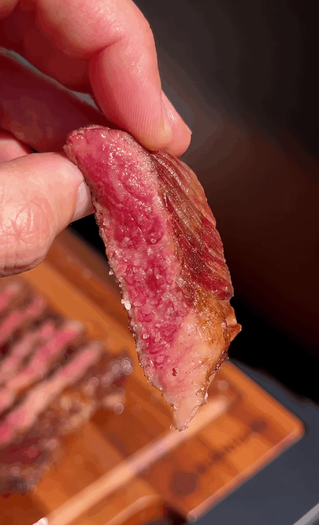 Grilled beef, I think it turned out well.