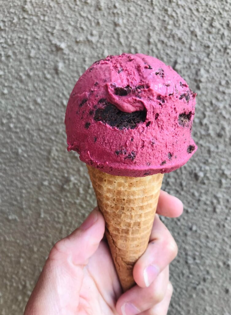 Today I made: Roasted Cherry and Dark Chocolate Brownie