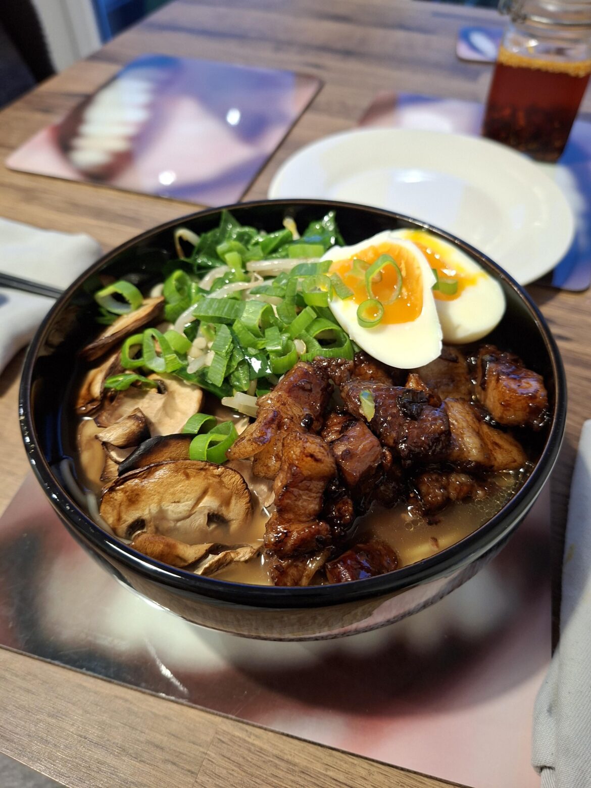 [OC] My husbands first attempt at Ramen