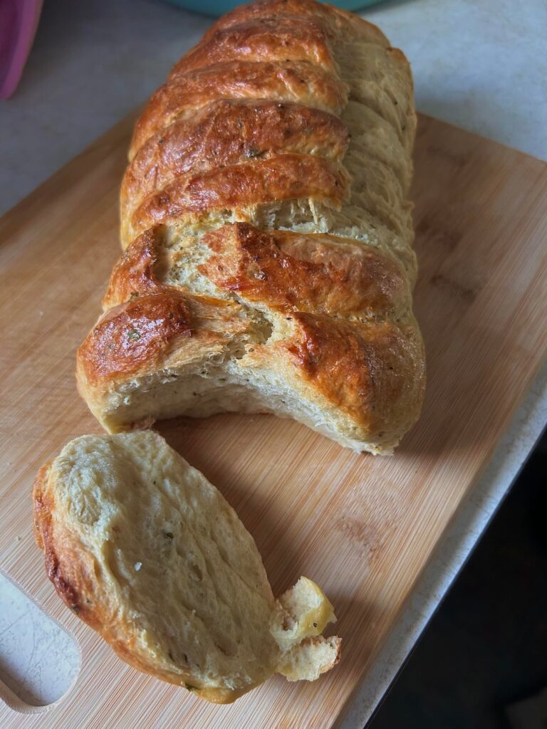 post-depression clarity garlic bread & buns