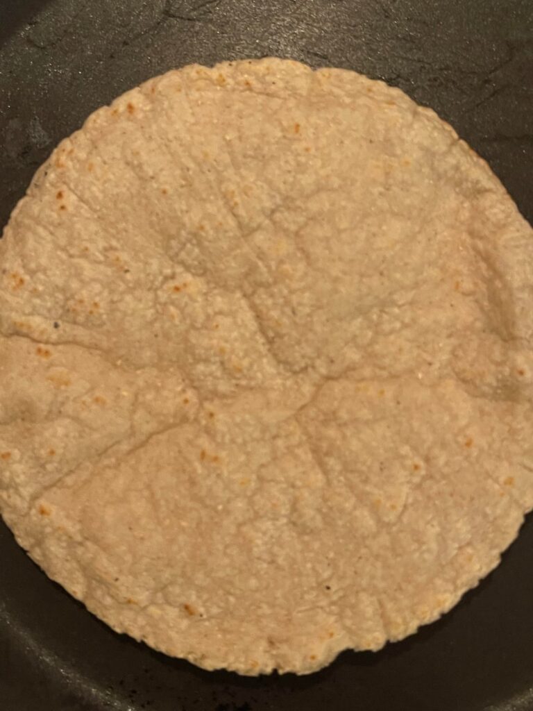 Tortilla homemade.