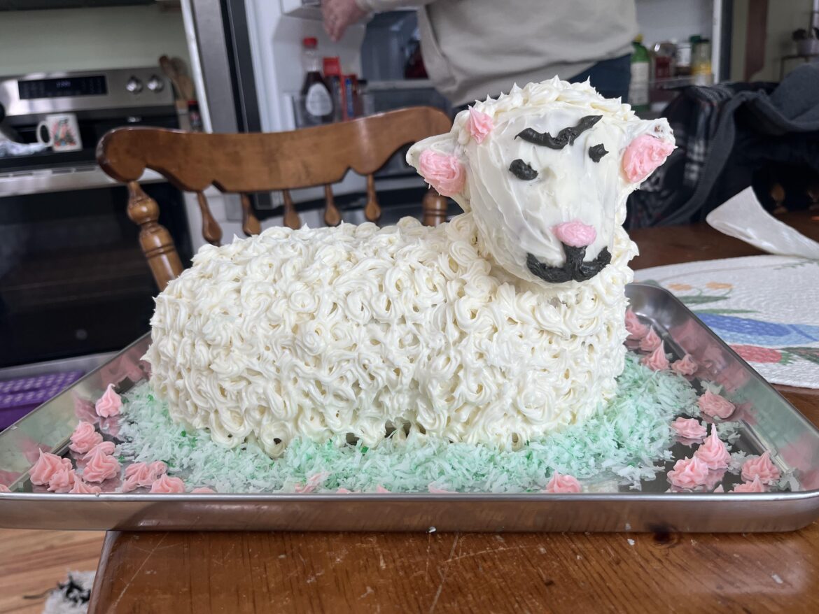 First ever lamb cake