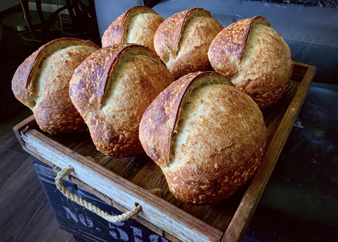 6 of 7 loaves from this morning