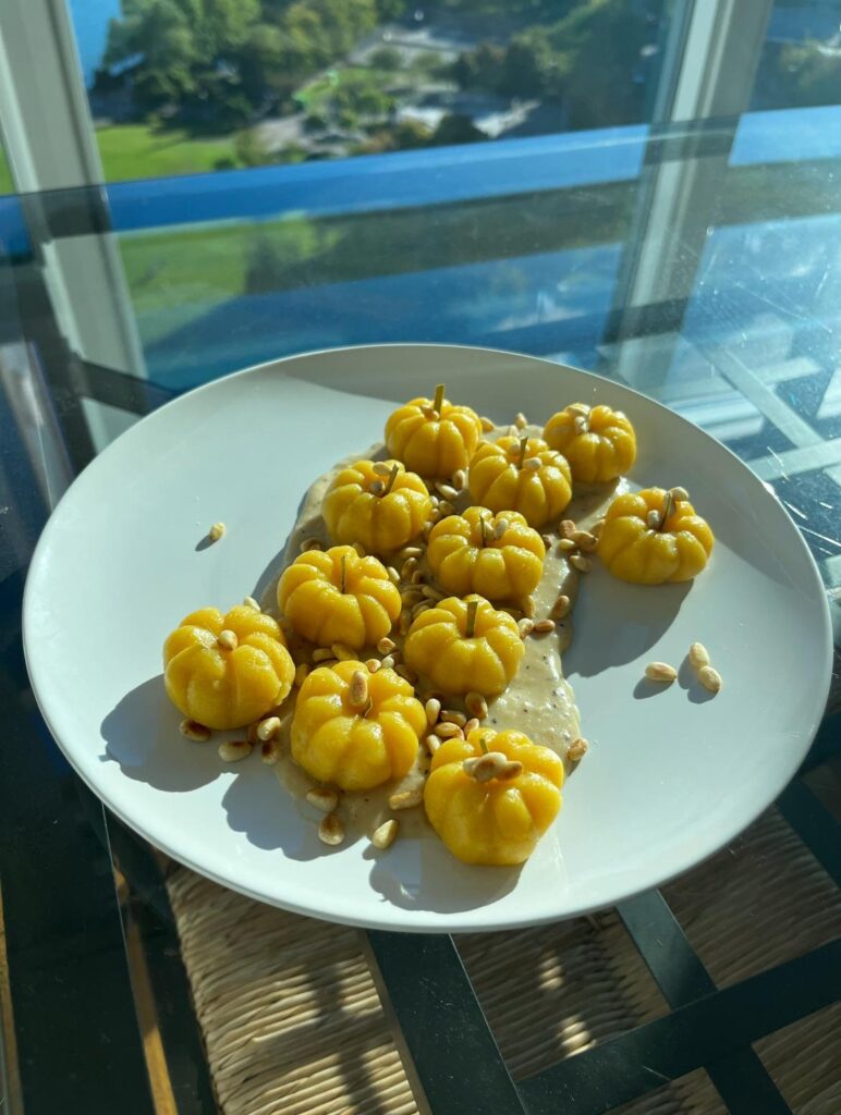 Homemade pumpkin gnocchi!