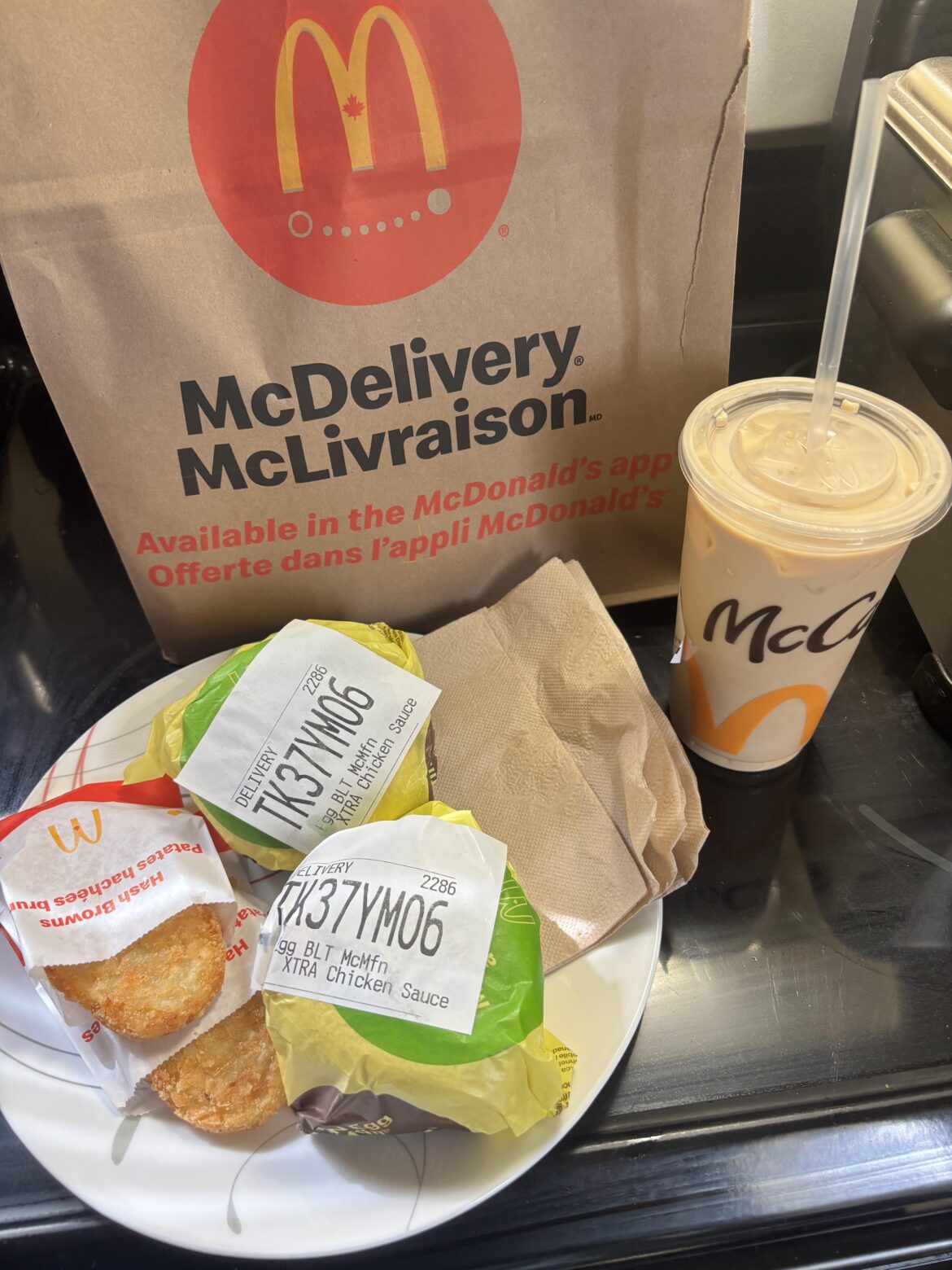 Ordered McDonalds breakfast for the first time in a while