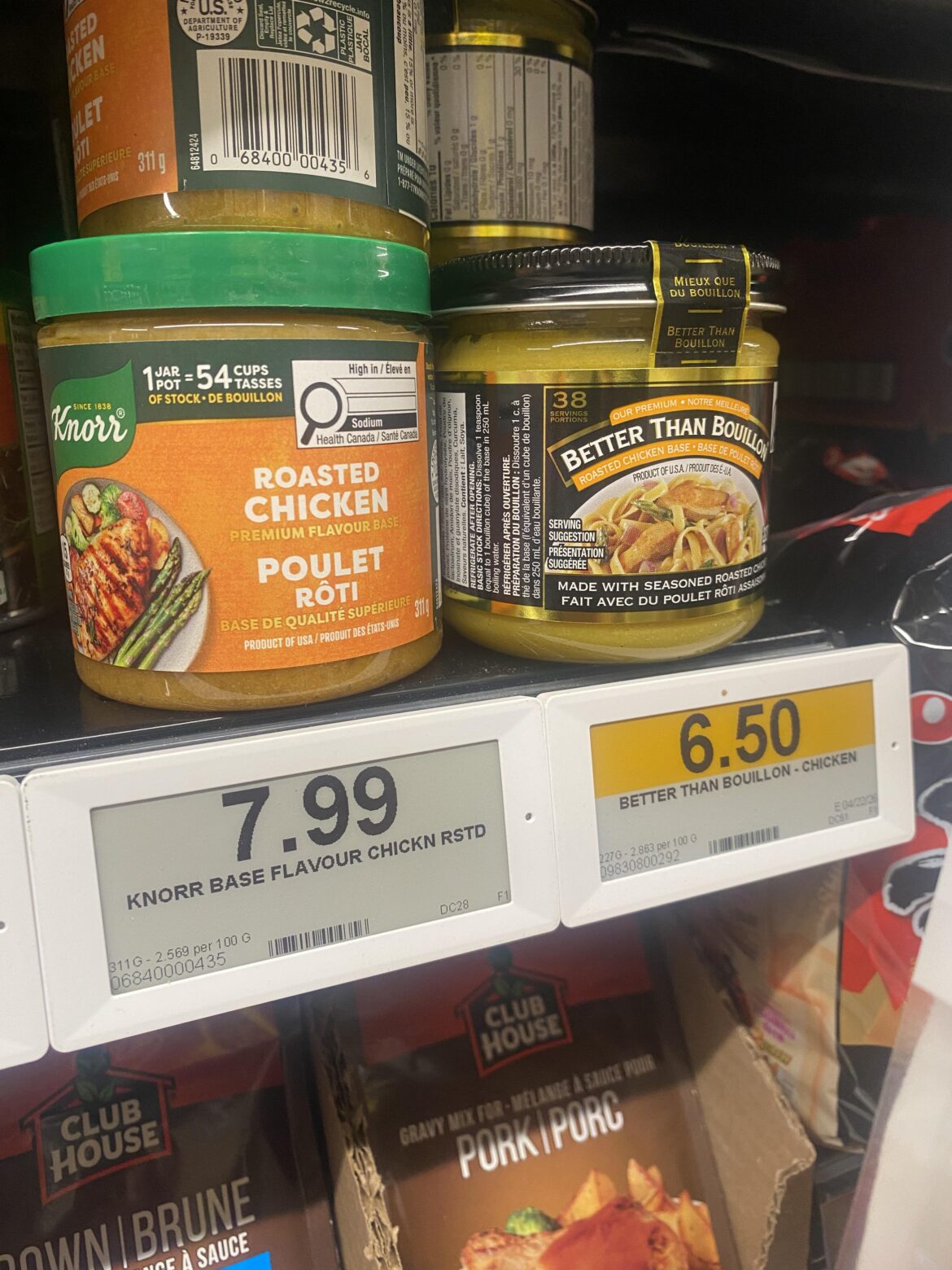 Which grocery store bouillon is better?