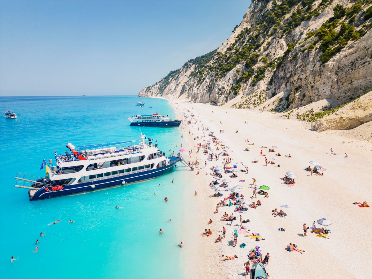 Egremni beach, Lefkada