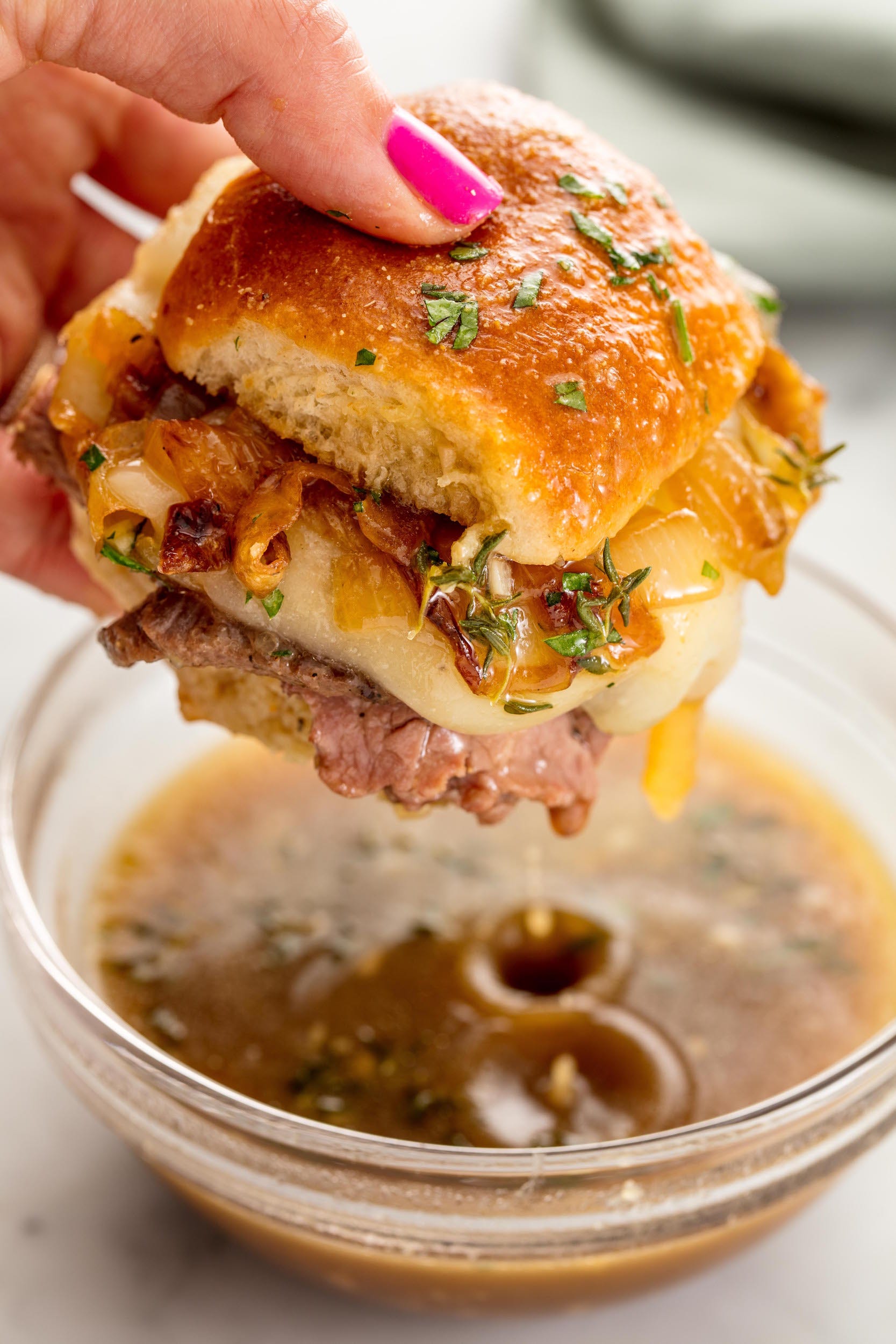 french dip sliders vertical