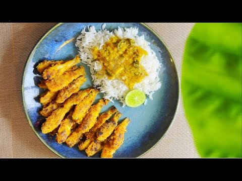 Silver Rava Fish NETHILI FISH FRY | Silver fish Rava fry | White Anchovy Fish Fry # ...