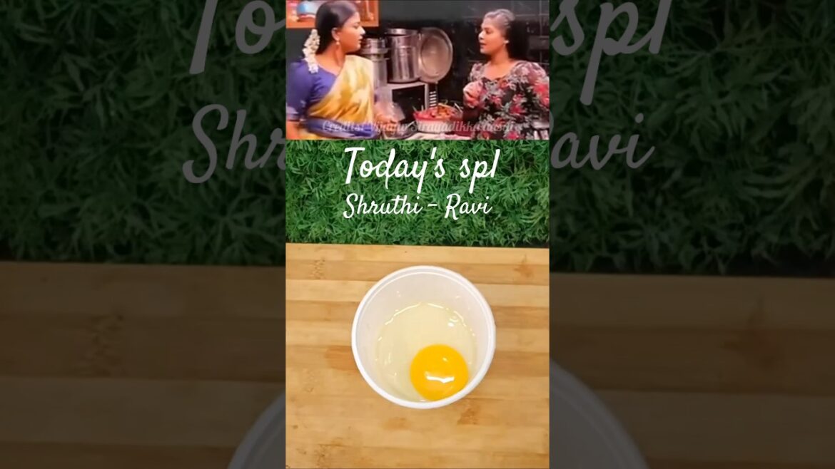 Ravi recipe try panlama | credits : siragadikka aasai today episode by vijaytv promo | tamil serial
