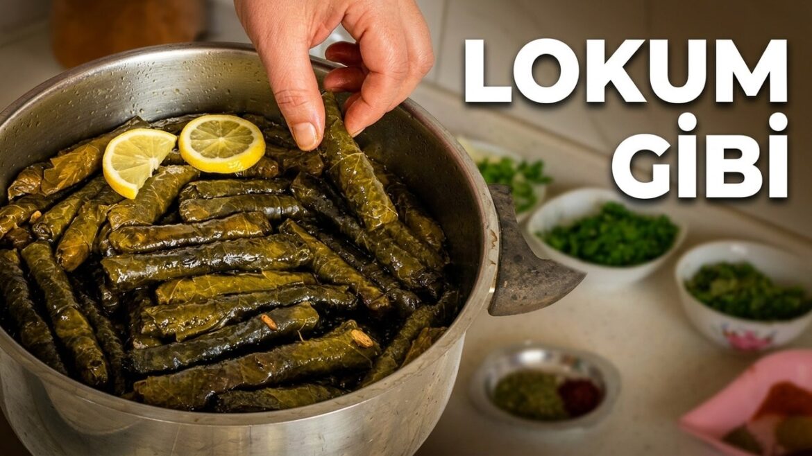 BU TARİFLE Asla Dağılmayan Zeytinyağlı Yaprak Sarma