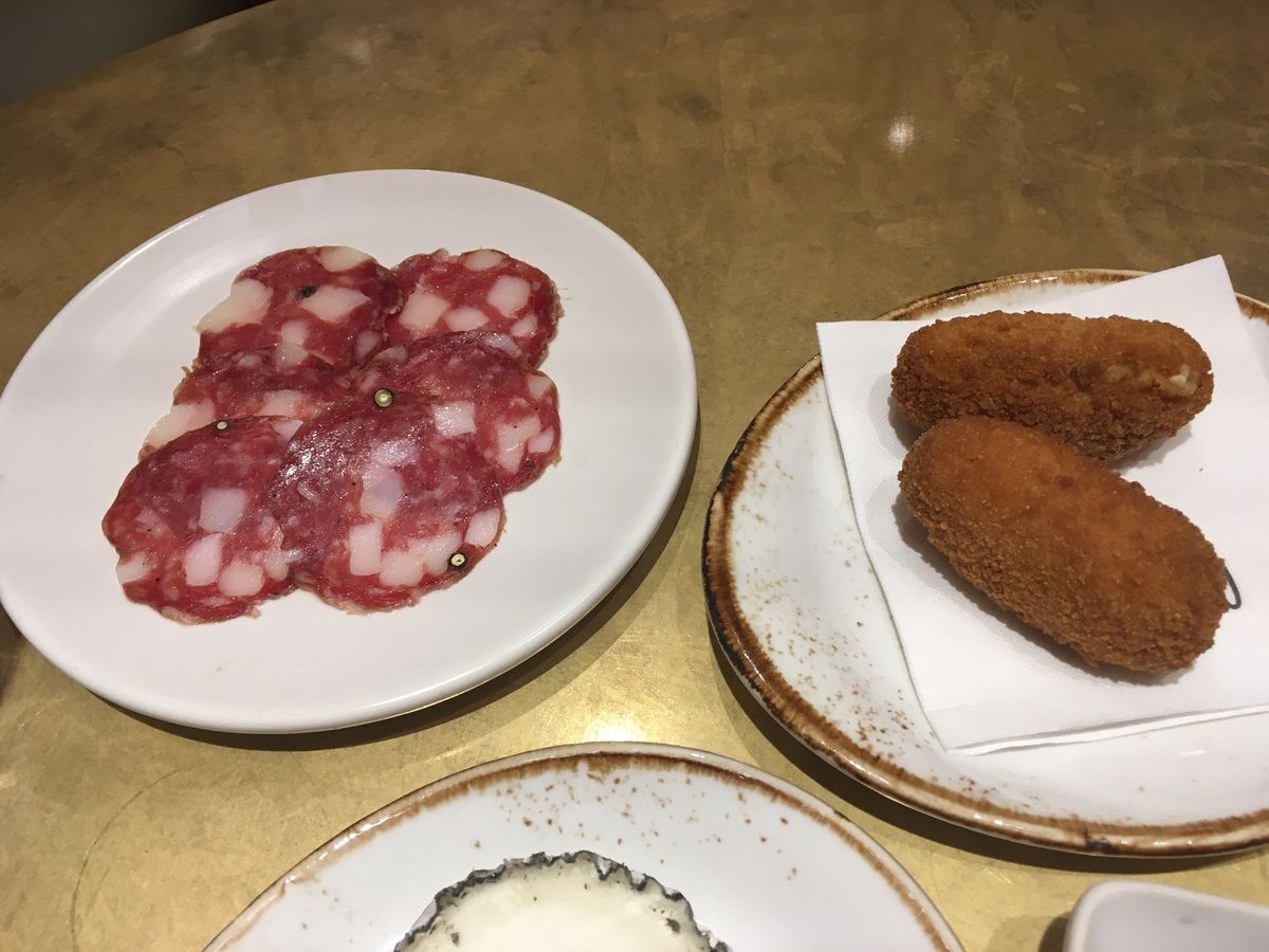 Toscana and ham croquettes