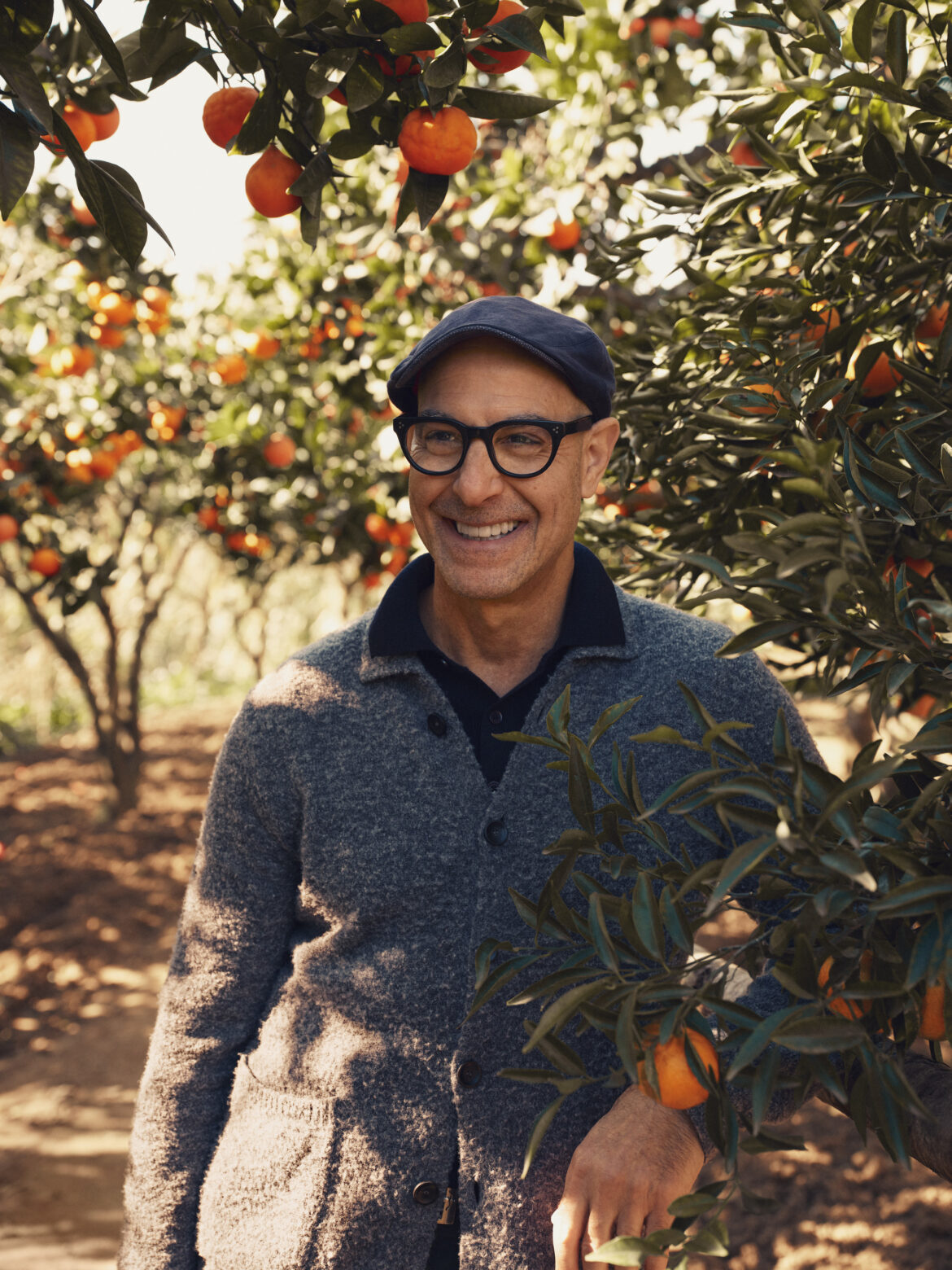 Stanley Tucci in Sicily during production of National Geographic's "Tucci in Italy" series. (National Geographic/Matt Holyoak/PA)