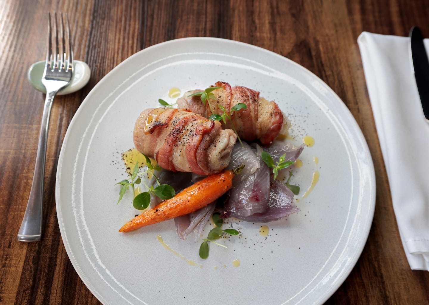 Bombette Pugliesi, pork rolls stuffed with cheese.
