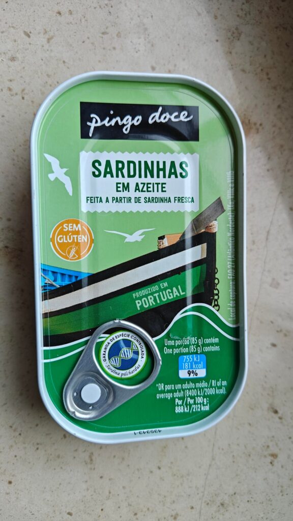 Budget sardines while living in Portugal
