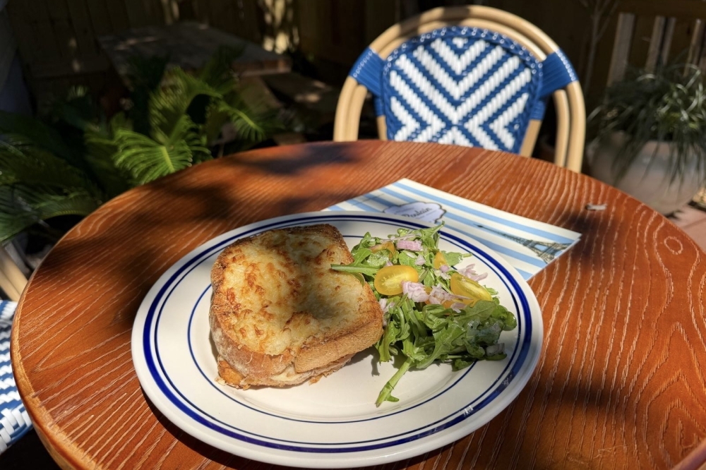 Alice Poulain Café now serving French cuisine on South First Street Alice Poulain Cafe serves classic French sandwiches, including the Croque Monsieur, which is made with grilled ham, gruyere and bechamel. (Courtesy Alice Poulain Cafe)