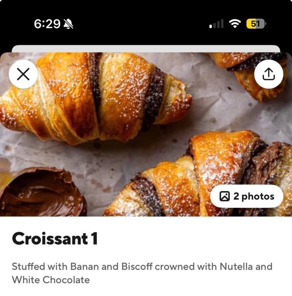 Chocolate croissant