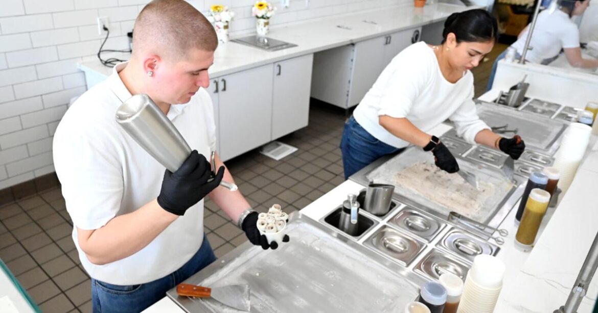 Rolld Ice Cream brings interactive dessert experience to Santa Maria | Local News