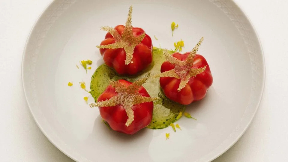 Extraction is a treasured technique of his. “I needed to write my own culinary vocabulary, one that can only be expressed through sauces," he says. - Pierre Mouton