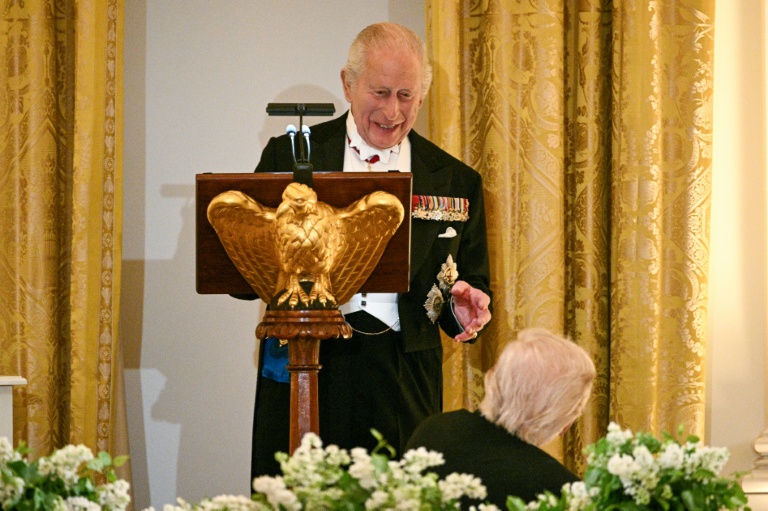 ‘You’d be speaking French’: King Charles roasts Trump at state dinner Yahoo news home