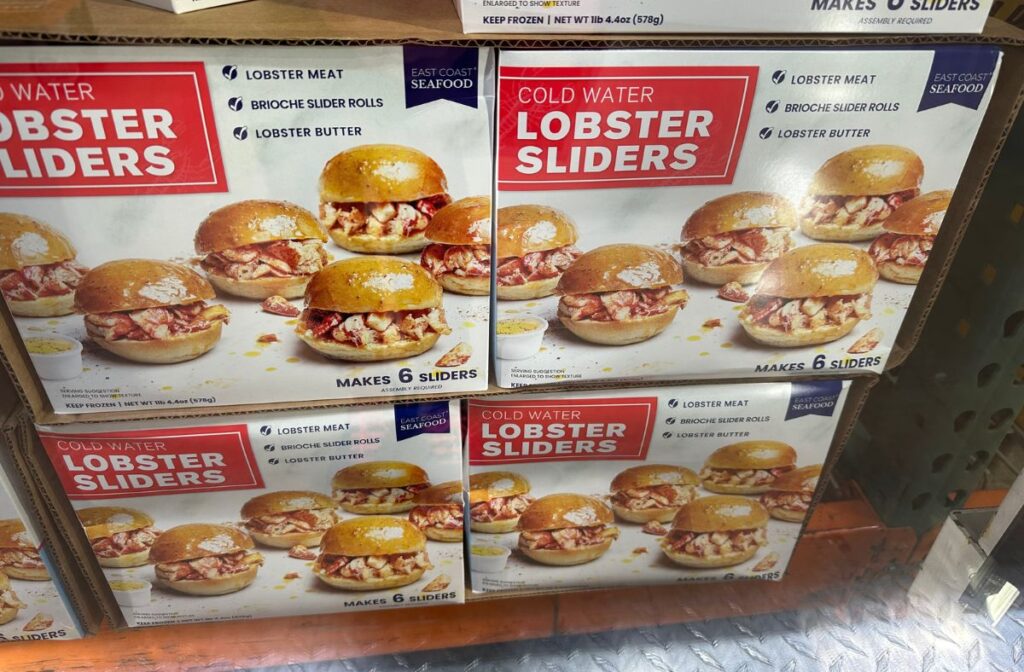 Costco Lobster sliders